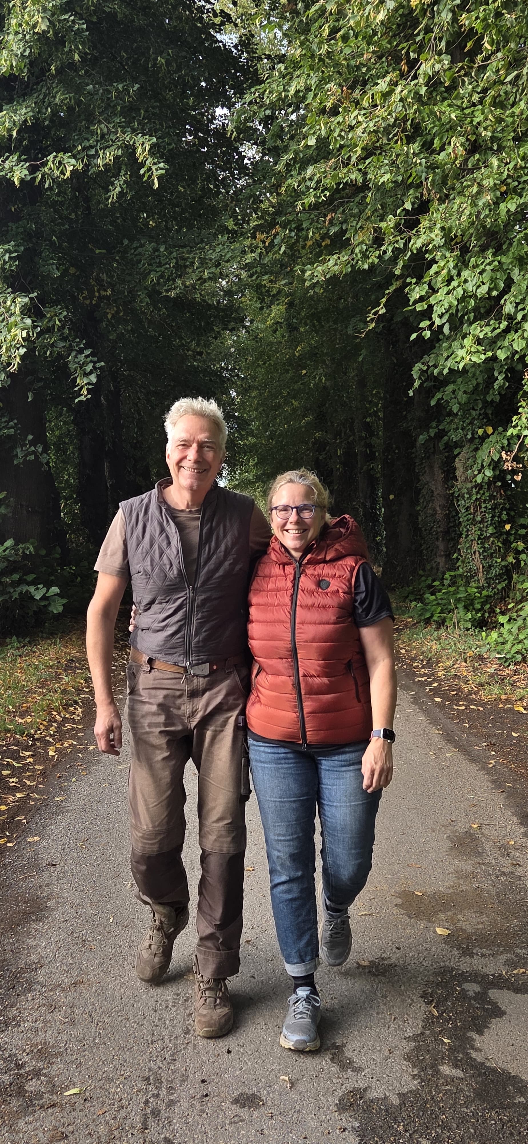 Ingrid und Uwe Warnke bei einem gemeinsamen Spaziergang